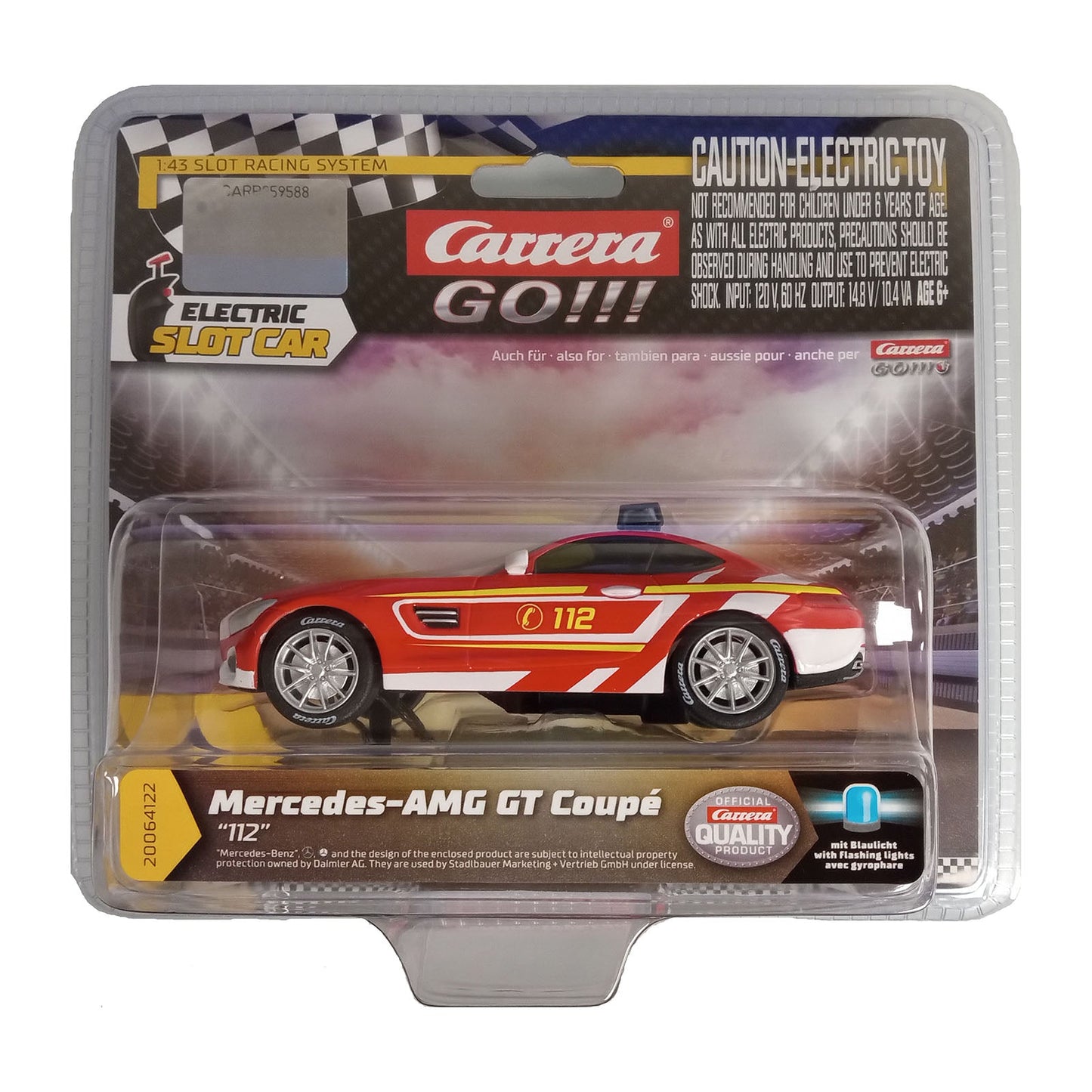 Carrera Mercedes AMG GT Coupe 112 Electric Slot Car