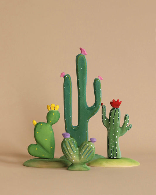 Bumbu Wooden Cacti Set